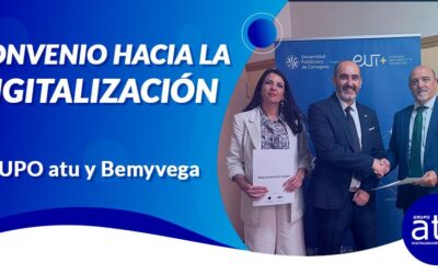 Firma de convenio entre GRUPO atu y Bemyvega