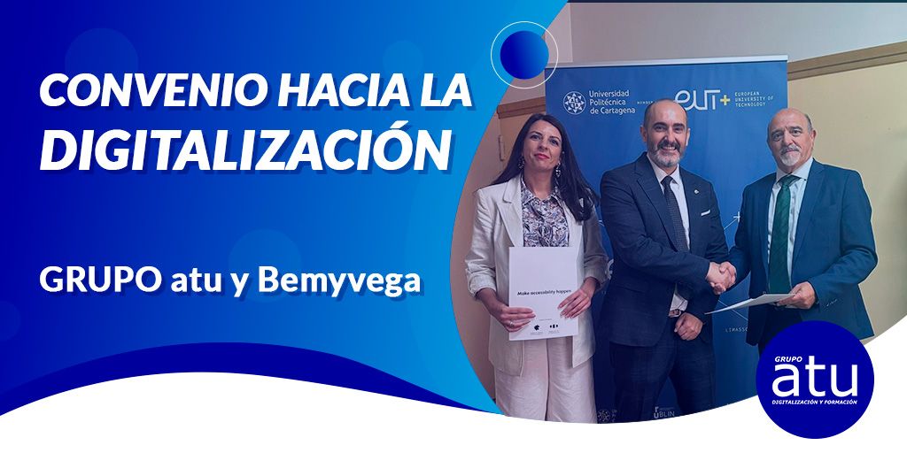 Firma de convenio entre GRUPO atu y Bemyvega