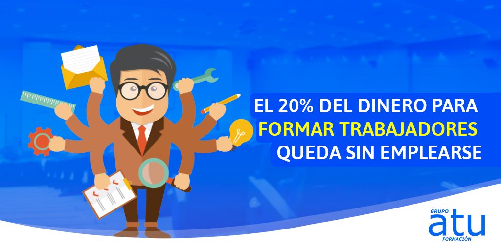 El 20% del dinero para formación de trabajadores queda sin emplearse