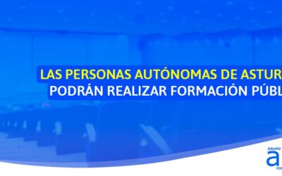 Las personas autónomas de Asturias podrán realizar formación pública.