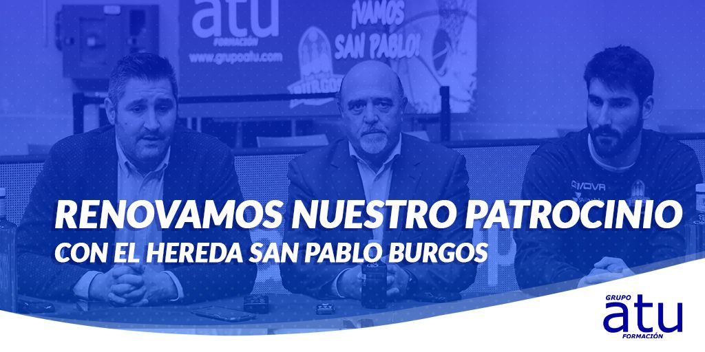 RENOVAMOS NUESTRO PATROCINIO CON EL SAN PABLO BURGOS PARA ESTA NUEVA TEMPORADA