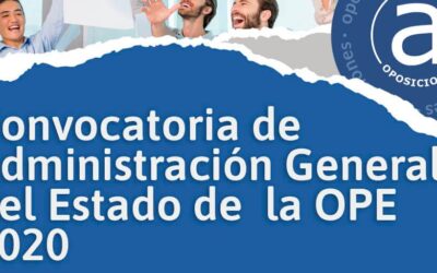 Convocatoria de Administración General del Estado de la OPE 2020